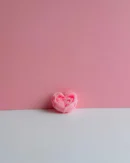 Floral Heart Candle