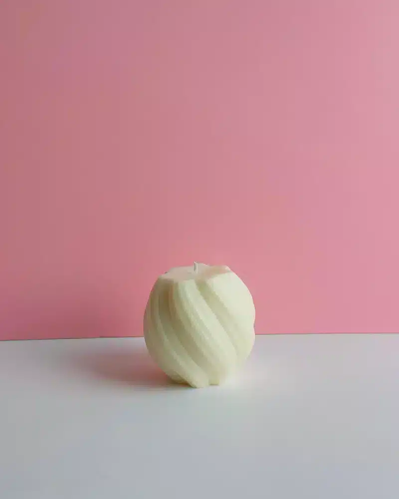 Oval Spiral Candle